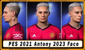 فیس Antony برای PES 2021 - آپدیت 23 بهمن 1402