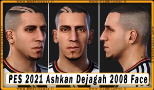 فیس Ashkan Dejagah برای PES 2021 - ورژن 2008/2009