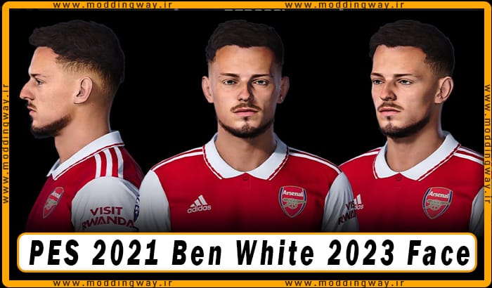 فیس Ben White برای PES 2021 - آپدیت 28 بهمن 1402