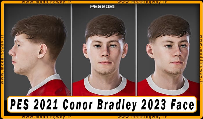 فیس Conor Bradley برای PES 2021
