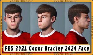 فیس Conor Bradley برای PES 2021 - آپدیت 30 بهمن 1402