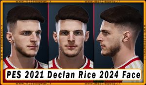 فیس Declan Rice برای PES 2021 - آپدیت 3 اسفند 1402