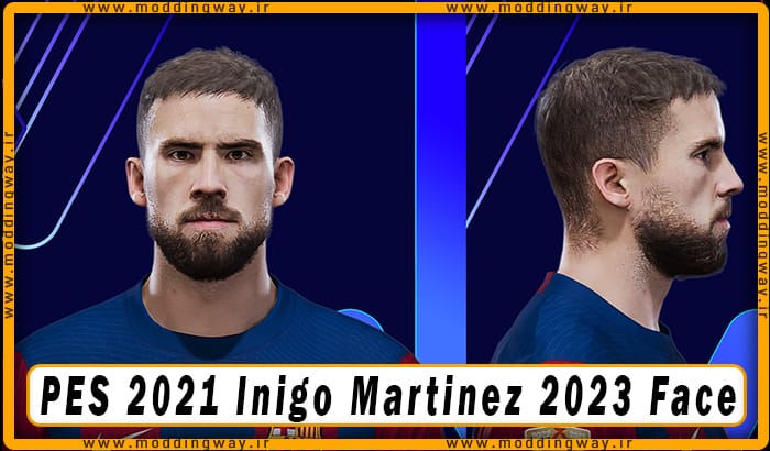 فیس Inigo Martinez برای PES 2021 - آپدیت 16 بهمن 1402