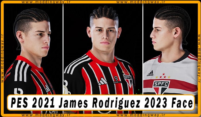 فیس James Rodriguez برای PES 2021 - آپدیت 21 بهمن 1402