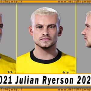 فیس Julian Ryerson برای PES 2021 - آپدیت 5 اسفند 1402 | مودینگ وی