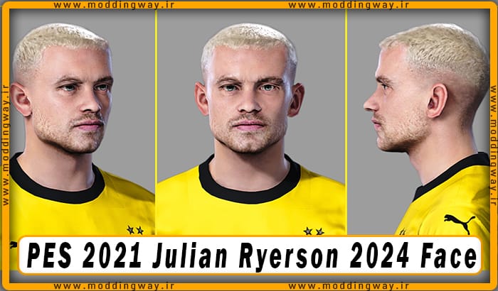 فیس Julian Ryerson برای PES 2021 - آپدیت 5 اسفند 1402