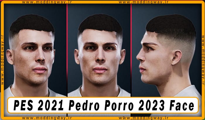 فیس Pedro Porro برای PES 2021 - آپدیت 12 بهمن 1402
