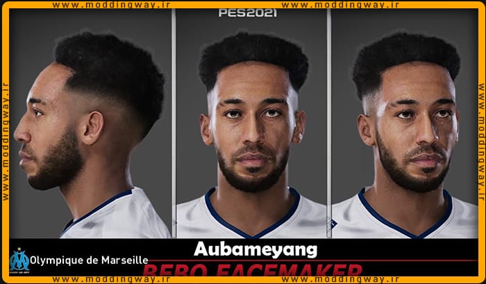 فیس Pierre Aubameyang برای PES 2021 - آپدیت 10 اسفند 1402