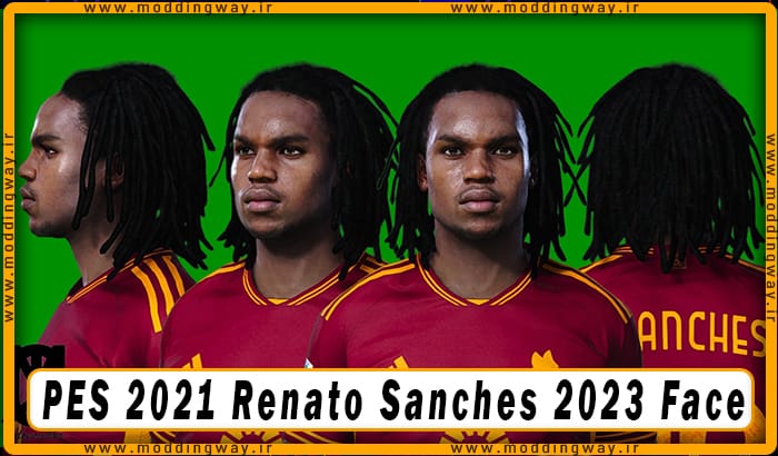 فیس Renato Sanches برای PES 2021 - آپدیت 16 بهمن 1402