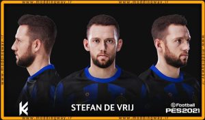 فیس Stefan de Vrij برای PES 2021