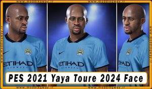 فیس Yaya Toure برای PES 2021