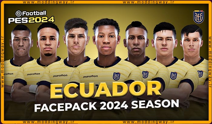 فیس پک Ecuador برای PES 2021