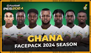 فیس پک Ghana برای PES 2021