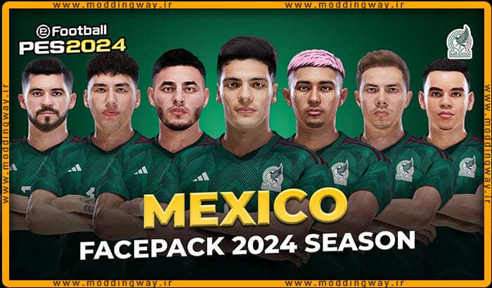فیس پک Mexico برای PES 2021