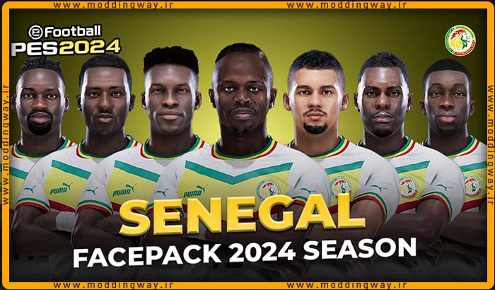 فیس پک Senegal برای PES 2021