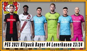 کیت پک Bayer 04 Leverkusen 23/24 برای PES 2021