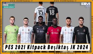 کیت پک Beşiktaş JK 23/24 برای PES 2021