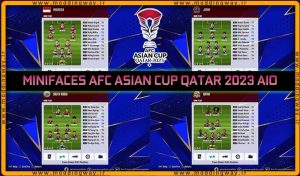 مینی فیس پک AFC Asian Cup 2023 برای PES 2021