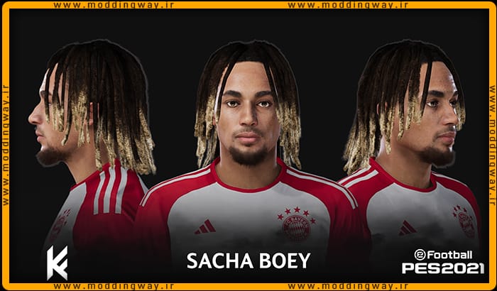 فیس Sacha Boey برای PES 2021 - آپدیت 27 بهمن 1402