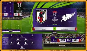 اسکوربورد AFC Asian Cup Qatar 2023 برای PES 2021