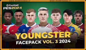 فیس پک Youngster Facepack 2024 v3 برای PES 2021