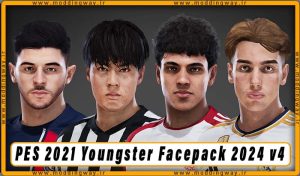 فیس پک Youngster Facepack 2024 v4 برای PES 2021