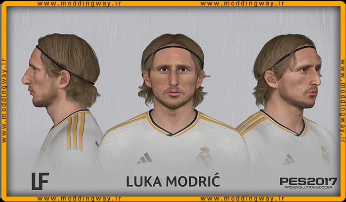 فیس Luka Modric برای PES 2017 - آپدیت 26 اسفند 1402