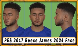 فیس Reece James برای PES 2017 - آپدیت 20 اسفند 1402