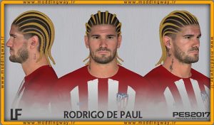 فیس Rodrigo De Paul برای PES 2017 - آپدیت 16 اسفند 1402