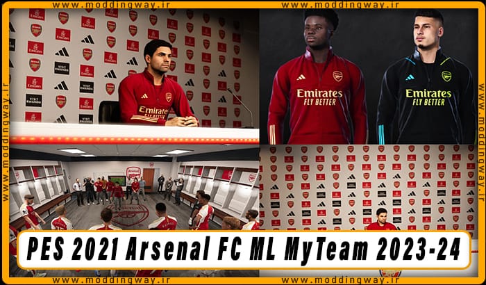 ماد گرافیکی Arsenal FC ML MyTeam برای PES 2021