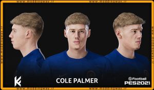 فیس Cole Palmer برای PES 2021 - آپدیت 3 فروردین 1403