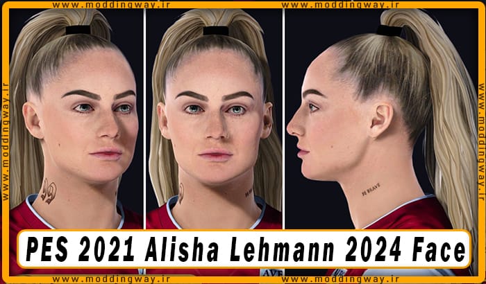 فیس Alisha Lehmann برای PES 2021