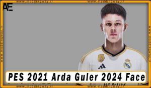 فیس Arda Guler برای PES 2021 - آپدیت 1 فروردین 1403