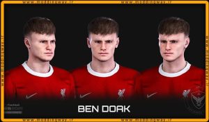 فیس Ben Doak برای PES 2021 - آپدیت 23 اسفند 1402
