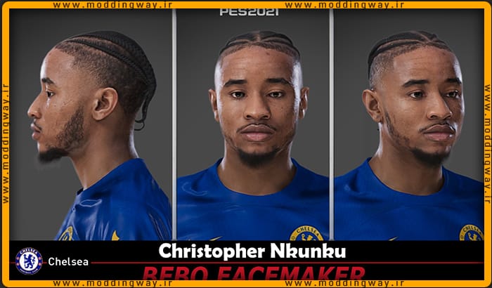 فیس Christopher Nkunku برای PES 2021 - آپدیت 17 اسفند 1402