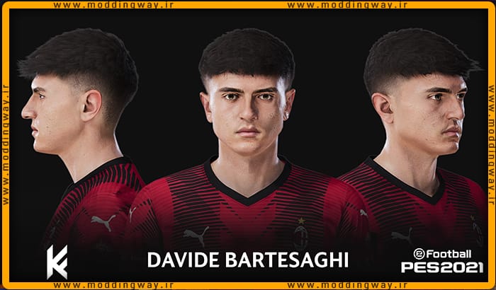 فیس Davide Bartesaghi برای PES 2021