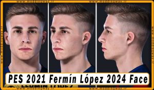 فیس Fermín López برای PES 2021 - آپدیت 12 اسفند 1402