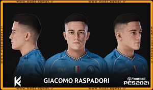فیس Giacomo Raspadori برای PES 2021