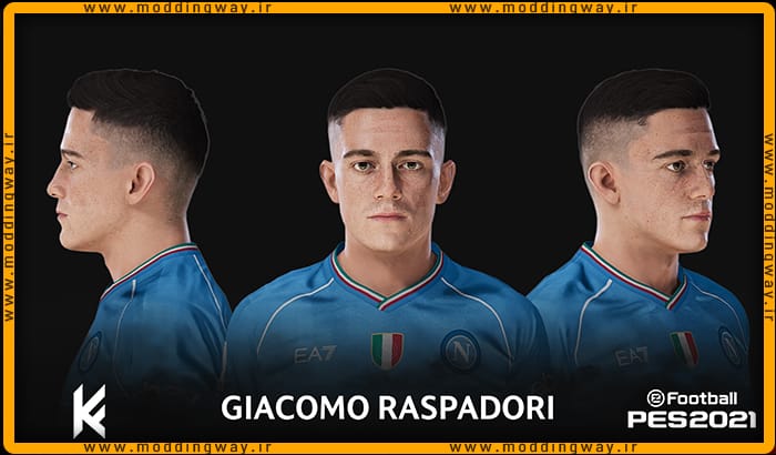 فیس Giacomo Raspadori برای PES 2021