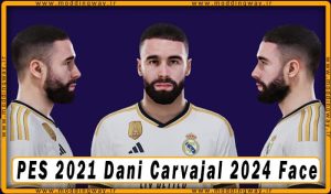فیس Dani Carvajal برای PES 2021 - آپدیت 12 اسفند 1402