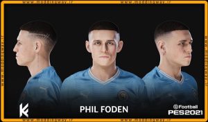 فیس Phil Foden برای PES 2021 - آپدیت 28 اسفند 1402