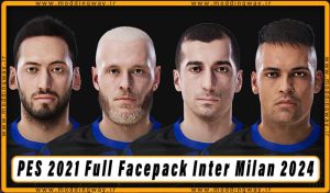 فیس پک Inter Milan 23-24 برای PES 2021