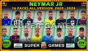 فیس پک Neymar 2009-2024 برای PES 2021