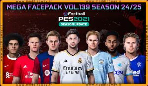 فیس پک new season 23/24 v139 برای PES 2021