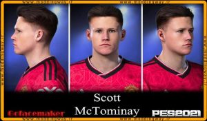 فیس Scott McTominay برای PES 2021 - آپدیت 12 اسفند 1402