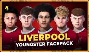فیس پک Liverpool Youngster برای PES 2021
