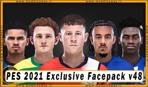 فیس پک New Facepack V48 Season 2023/24 برای PES 2021