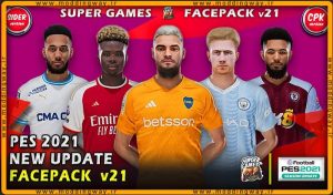 فیس پک Update Facepack v21 برای PES 2021