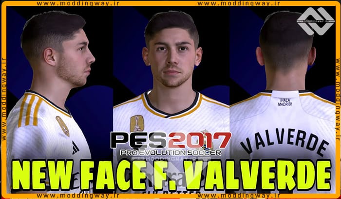 فیس Federico Valverde برای PES 2017 - آپدیت 10 اردیبهشت ماه 1403