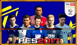 فیس پک Facepack EFL 2024 برای PES 2017